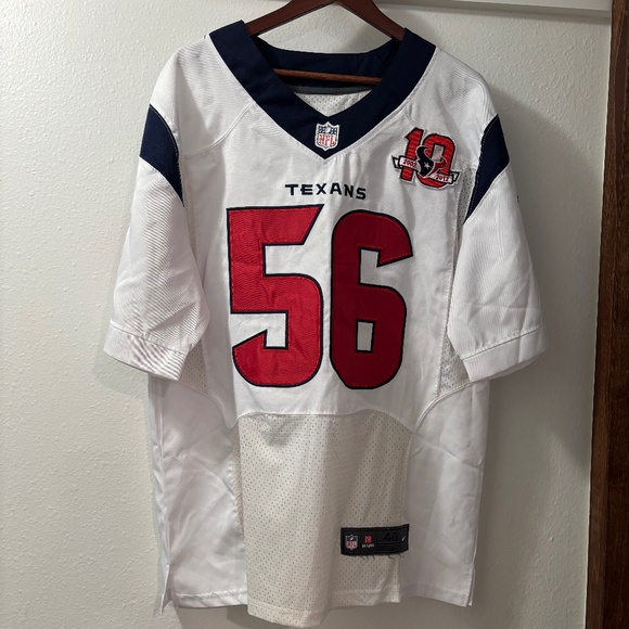 10 Yr Nike Houston Texans Brian Cushing Stitched Jersey Sz 40 - Picture 1 of 15
